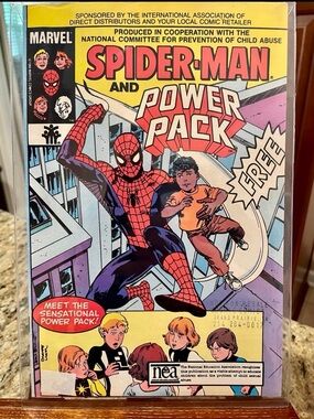 Spider-Man and Power Pack #1 Prevention of Child Abuse Promo Comic book
